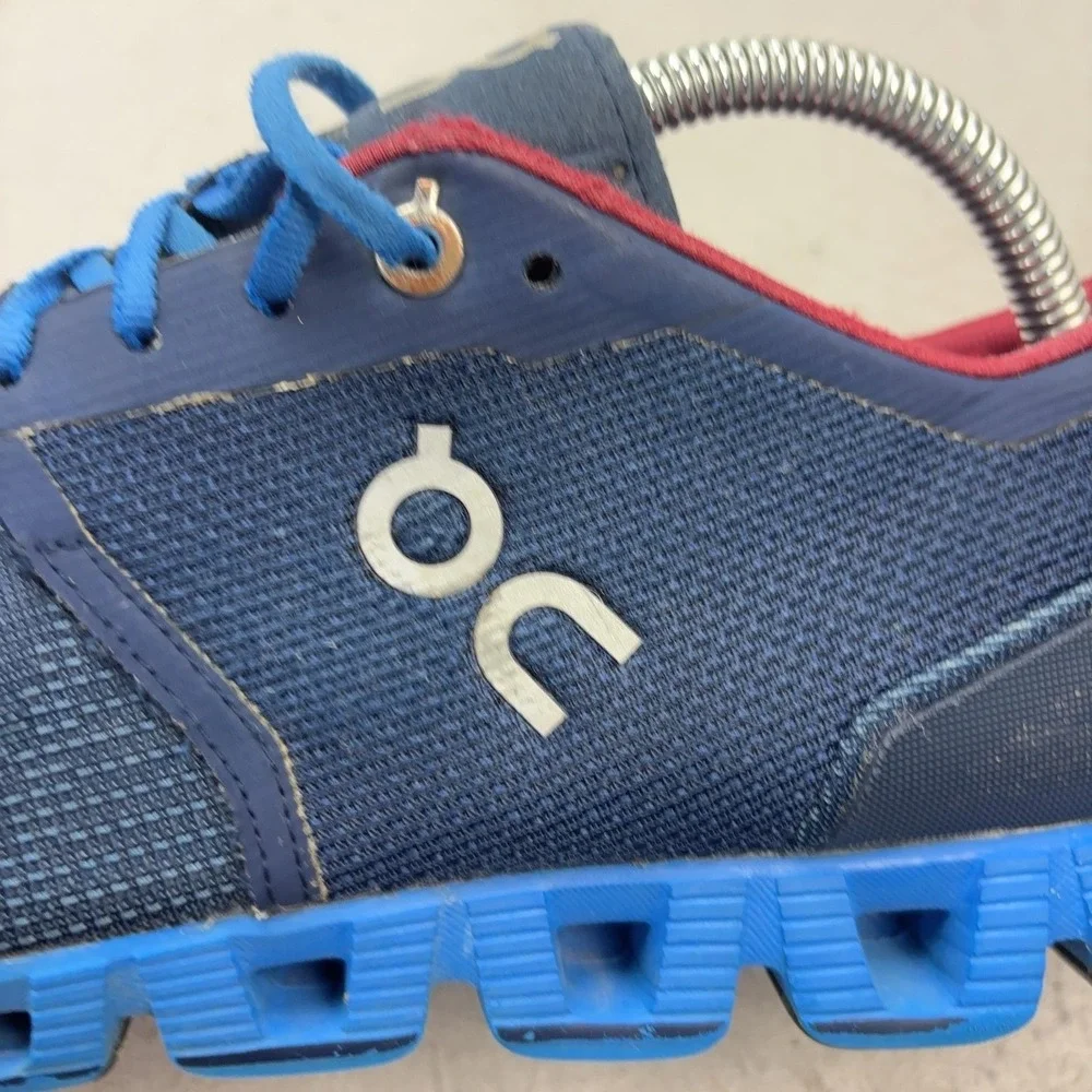 On Cloud Shoes Mens Size 9 Blue Cushioned CloudTec Mesh Running Sneakers